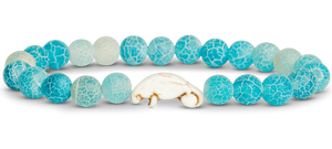 Fahlo Drift Manatee Tracking Bracelet - Aqua Blue