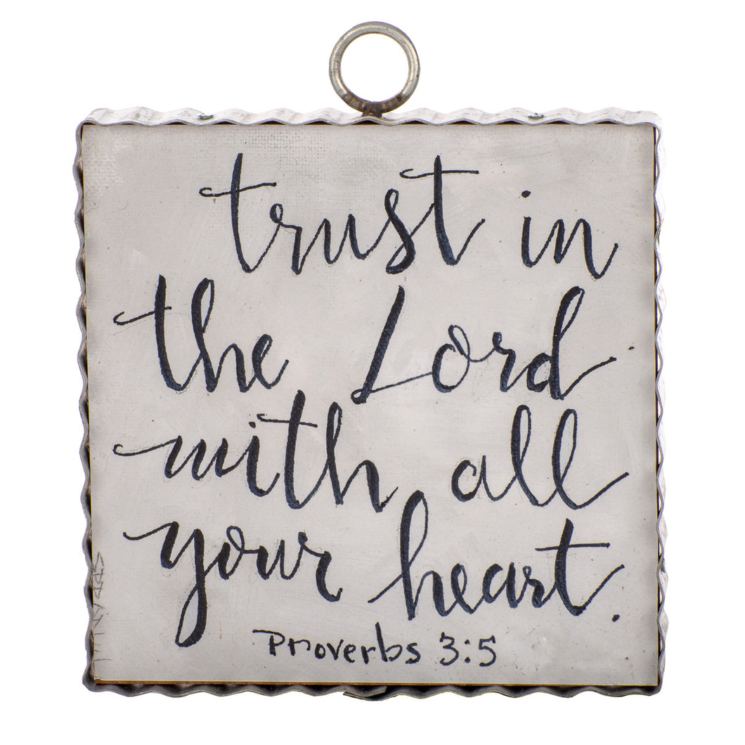 RTC Mini Gallery Charm - Proverbs 3:5