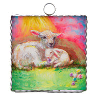 RTC Mini Gallery Charm - Peaceful Lamb & Bunny