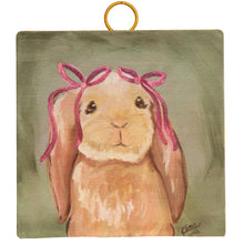 Load image into Gallery viewer, RTC Mini Gallery Charm - Pink Bow Lop Bunny