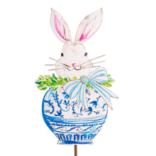 Load image into Gallery viewer, RTC Decorative Stake - Posh Bunny in Egg