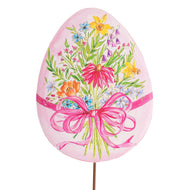 RTC Decorative Stake - Floral Easter Egg