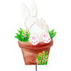 RTC Decorative Stake - Bunny in Flower Pot
