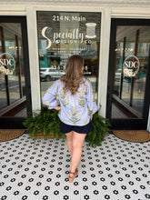 Load image into Gallery viewer, Eliza Floral Top - Blue