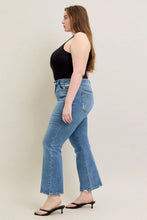 Load image into Gallery viewer, Judy Blue Mid Rise Vintage Wash Boot Cut Destroy Hem Jean *Regular &amp; Curvy*