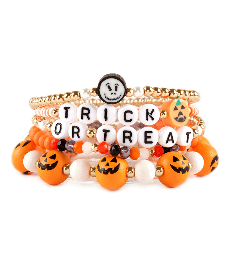 Trick or Treat Charm Bracelet Stack