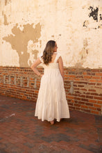 Load image into Gallery viewer, Ellyn Poplin Maxi Dress - White