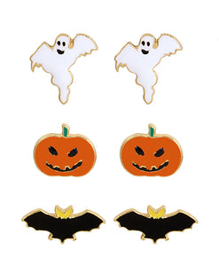 Epoxy Halloween Stud Earrings *Multiple Styles*