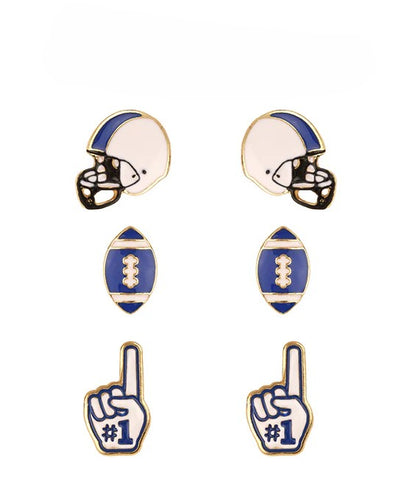 Gameday Epoxy Stud Earrings *3 Styles*