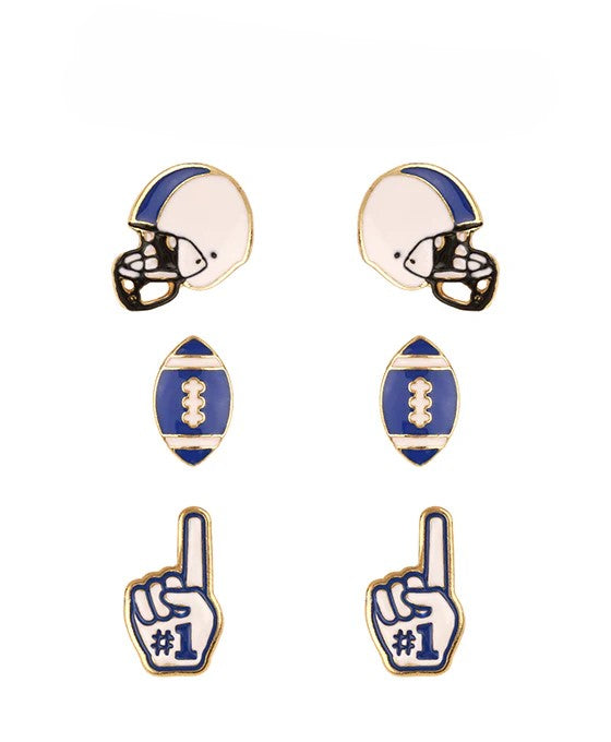 Gameday Epoxy Stud Earrings *3 Styles*
