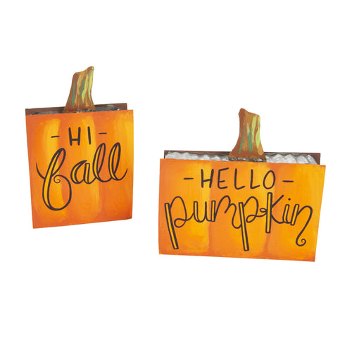 RTC Reversible Fall Pumpkin Sitter