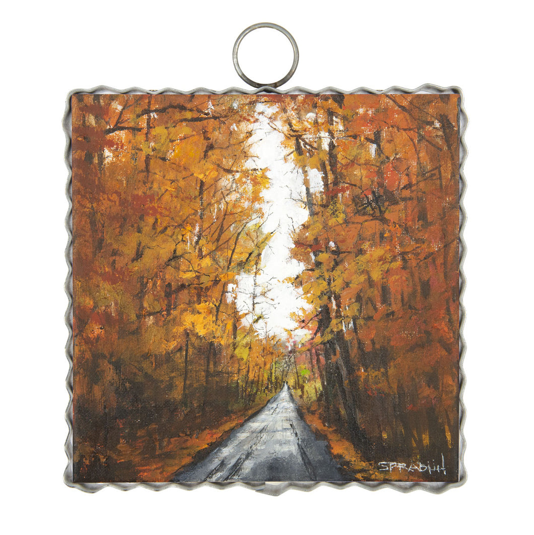 RTC Mini Gallery Charm - Fall Road