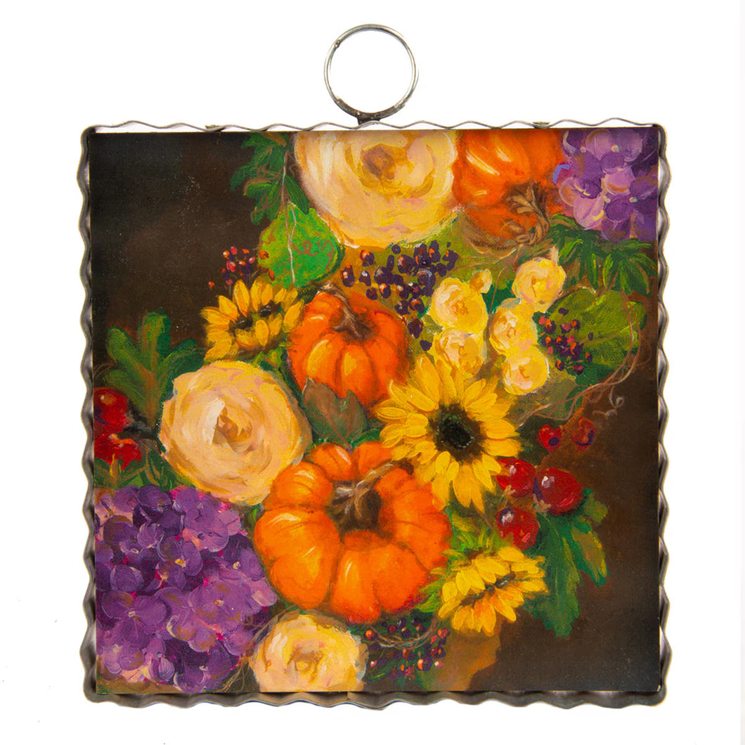 RTC Mini Gallery Charm - Fall Wreath Up Close