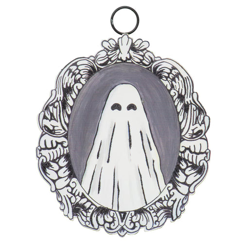 RTC Mini Gallery Charm - Oval Baroque Ghost