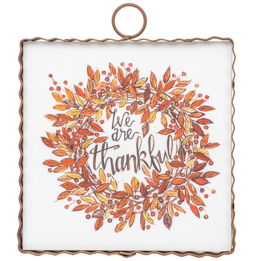RTC Mini Gallery Charm - Thankful Wreath