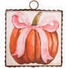 RTC Mini Gallery Charm - Pink Ribbon Pumpkin