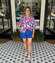 Load image into Gallery viewer, Cassidy Trouser Shorts - Royal Blue