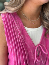 Load image into Gallery viewer, Kendall Pleated Romper - Pink