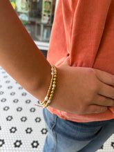 Load image into Gallery viewer, Mineral Wash Bubble Sleeve Top - Rust