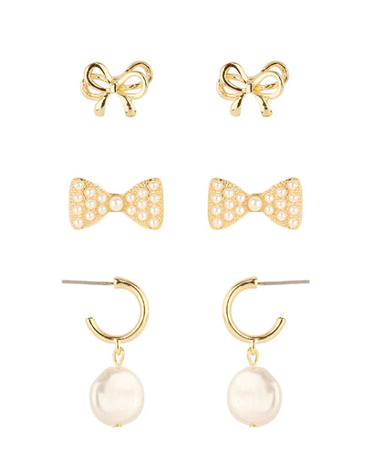 Classy Gold Earring Set