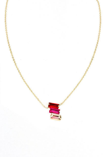 Meghan Browne Finn Necklace - Ruby