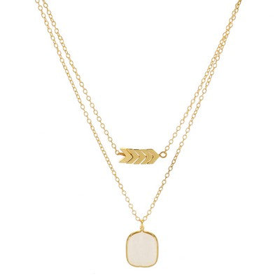 Meghan Browne Folly Necklace - Howlite