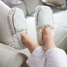 Load image into Gallery viewer, Marshmallow Brown Warmies Slippers