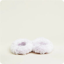 Load image into Gallery viewer, Marshmallow Lavender Warmies Slippers