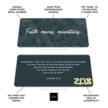 Load image into Gallery viewer, Interactive Bible Verse Bracelets - Faith Moves Mountains