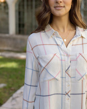 Load image into Gallery viewer, Grace &amp; Lace Favorite Button-Up Shirt - Multi Windowpane