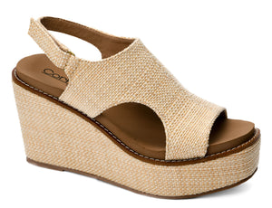 Corky's Freddie Wedge - Raffia