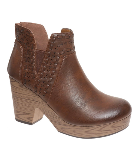 Pierre Dumas Pam Booties - Whiskey