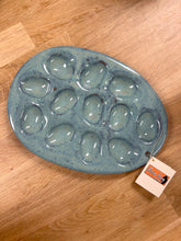 Load image into Gallery viewer, Missions Pottery Egg Platter - Robin&#39;s Egg