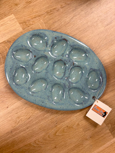 Missions Pottery Egg Platter - Robin's Egg