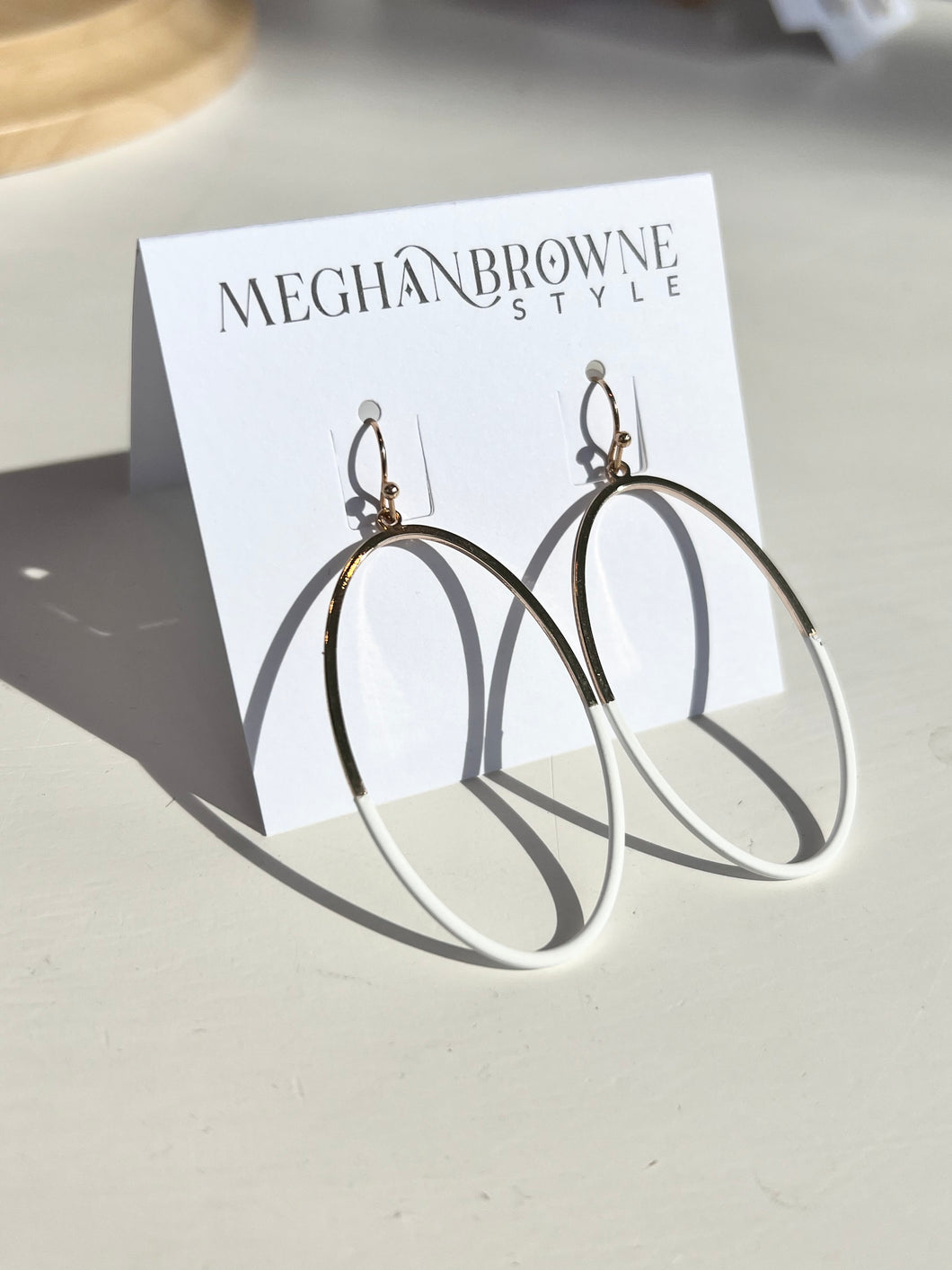 Meghan Browne Sloan Earring - White