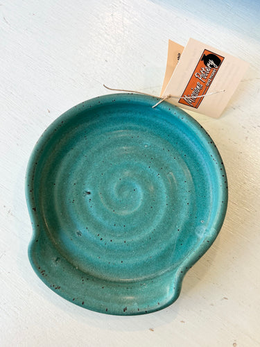 Missions Pottery Spoon Rest - Weathered Bronze