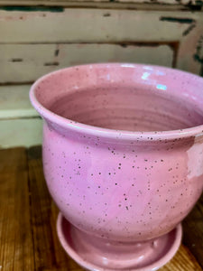 Missions Pottery African Violet Pot - Pink