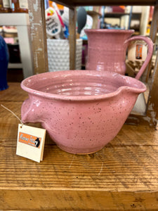 Missions Pottery Small Mixing Bowl - Pink