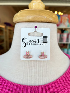 Ballerina Skirt Stud Earrings