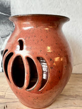 Load image into Gallery viewer, Missions Pottery Pumpkin Pot - Orange Street