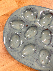 Missions Pottery Egg Platter - Robin's Egg