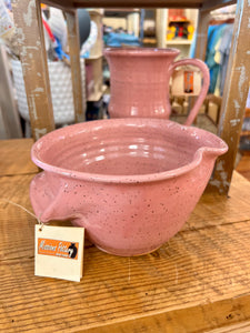 Missions Pottery Small Mixing Bowl - Pink