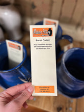 Load image into Gallery viewer, Missions Pottery Bacon Cooker - Robin&#39;s Egg