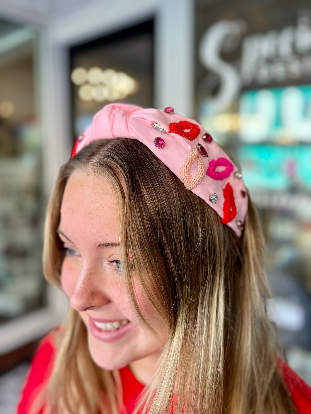 Cupid's Crown Fashion Headband - Pink