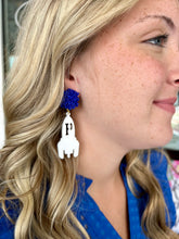 Load image into Gallery viewer, Viv &amp; Lou White PHS Rocket Earrings