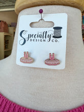 Load image into Gallery viewer, Ballerina Skirt Stud Earrings