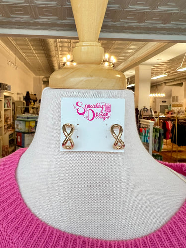 Infinity Gold Hoop Earrings
