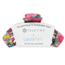 Load image into Gallery viewer, Large Teleties Hair Clip - Fuchsia Dream