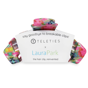 Large Teleties Hair Clip - Fuchsia Dream