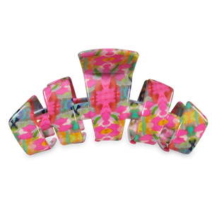 Large Teleties Hair Clip - Fuchsia Dream